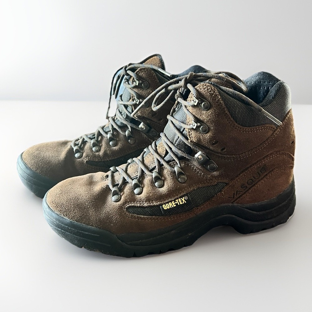 Vasque Women's Hiking‎ Picacho Gore-Tex Boots 7427 Suede Brown Size 7.5